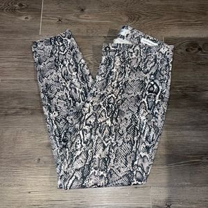 Jessica Simpson snakeskin jeans